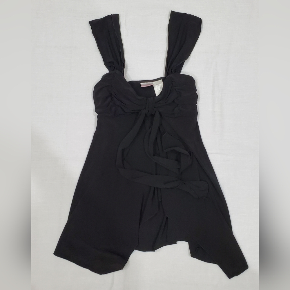 No Boundaries Black Stretch Blouse